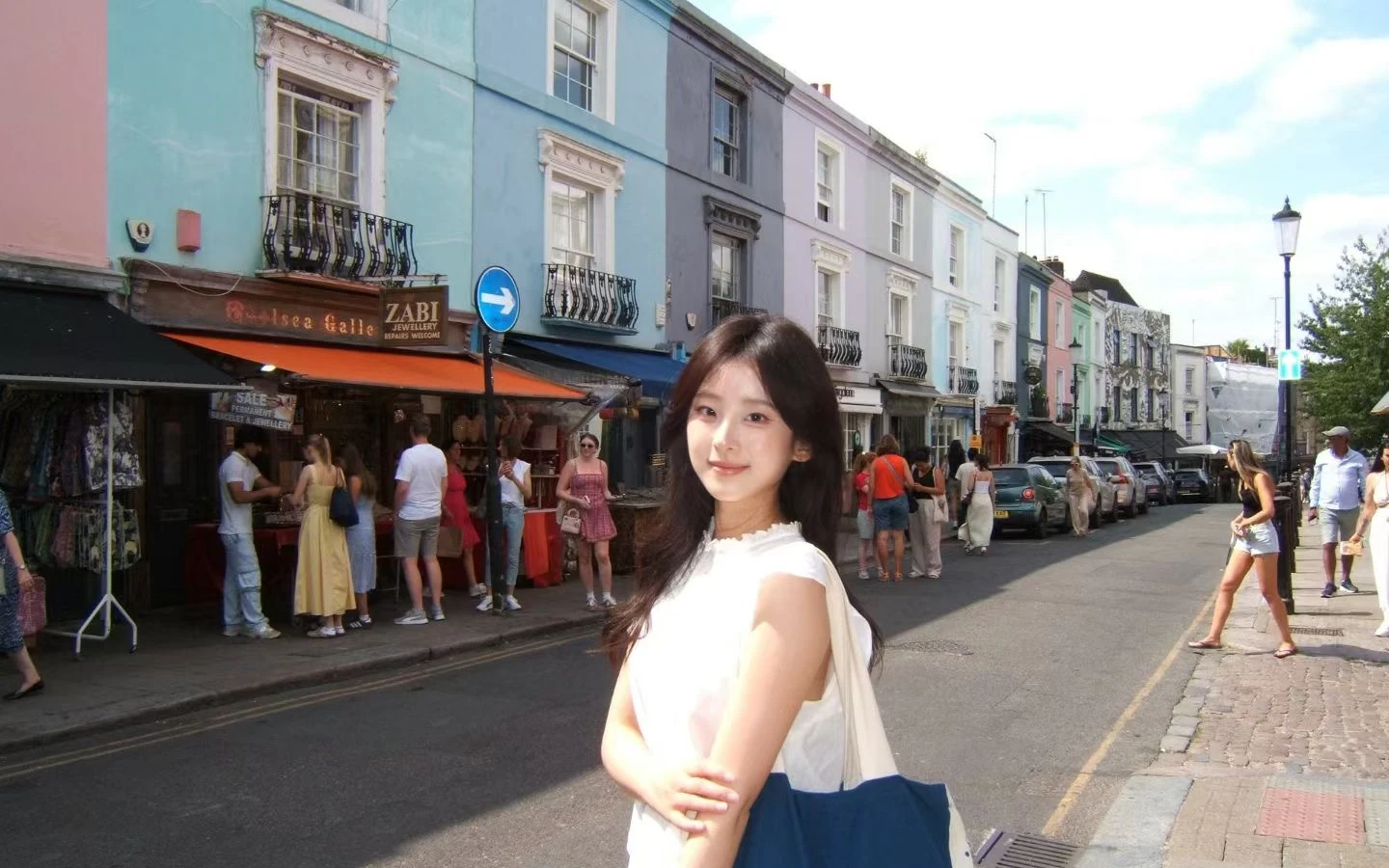 NEMO OYA on a colourful London street